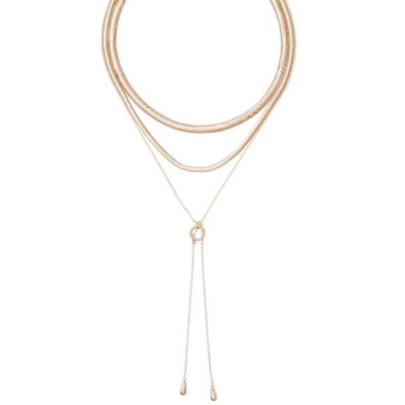 💢last one 💢 collar and bolo lariat gold necklace - Picture 4 of 5